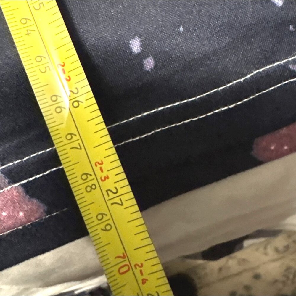 "Man In Black" Graphic Tee 4X Black & Pink Tie-Dye Polyester/Spandex - Picture 7 of 7